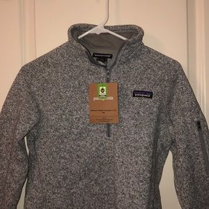 NWT Patagonia women’s better sweater 1/4 zip